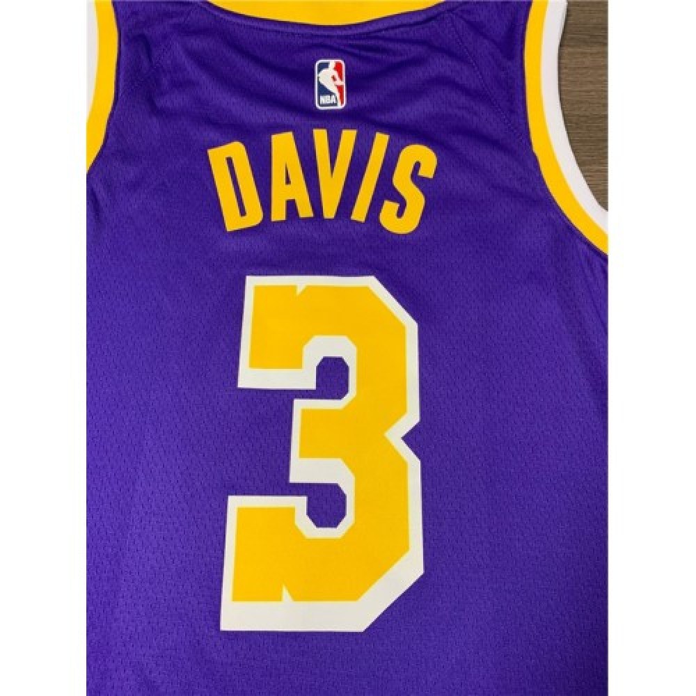 Men's Los Angeles Lakers Anthony Davis #3 Purple Swingman Jersey - Statement Edition-Pro Kit Vault | Brand New 26/27 Sports Jerseys